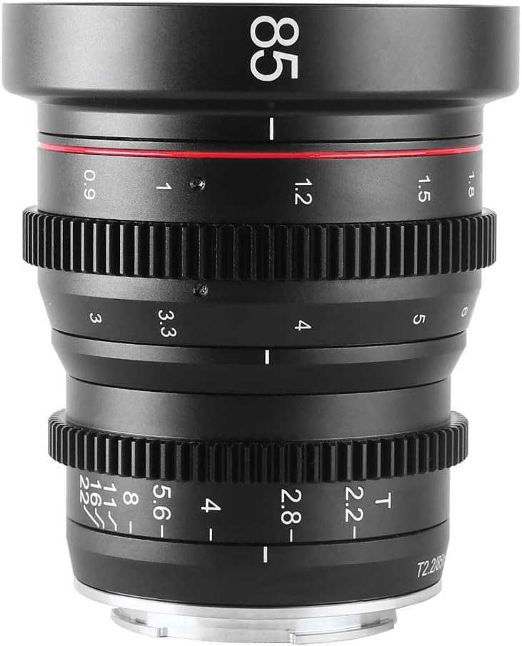 85mm T2.2 Manual Focus Cinema Lens for M43 Mount D483