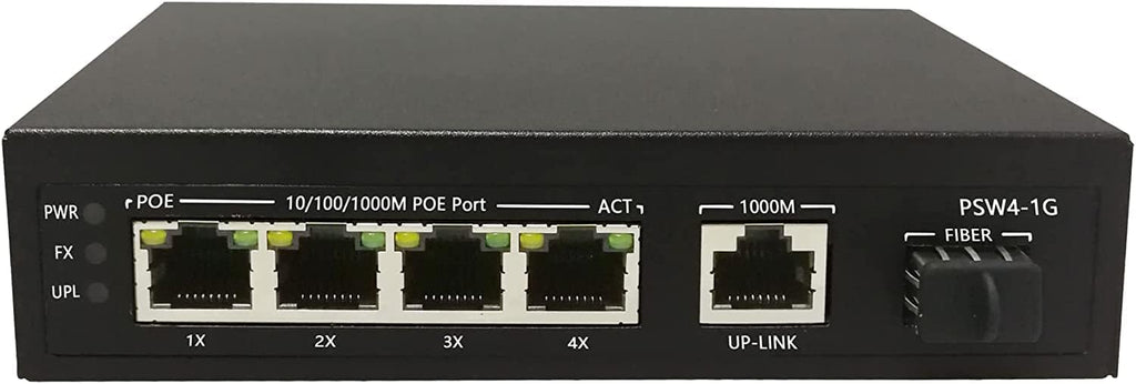 4 Port Gigabit PoE Switch Unmanaged V881240