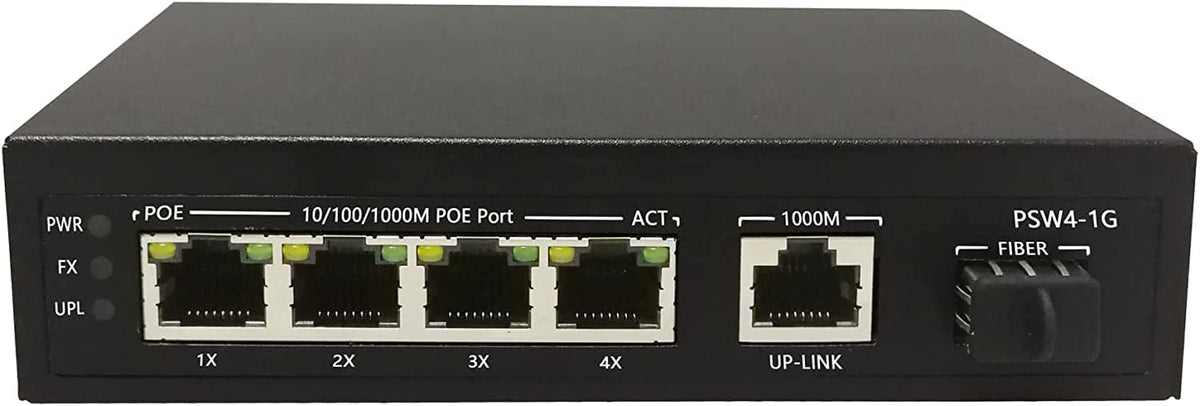 4 Port Gigabit PoE Switch Unmanaged V881240