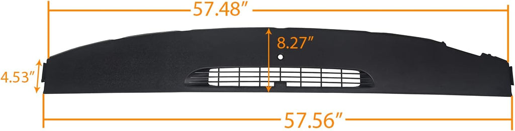 Upper Dashboard Front Dash Defrost Vent Trim Panel R661565