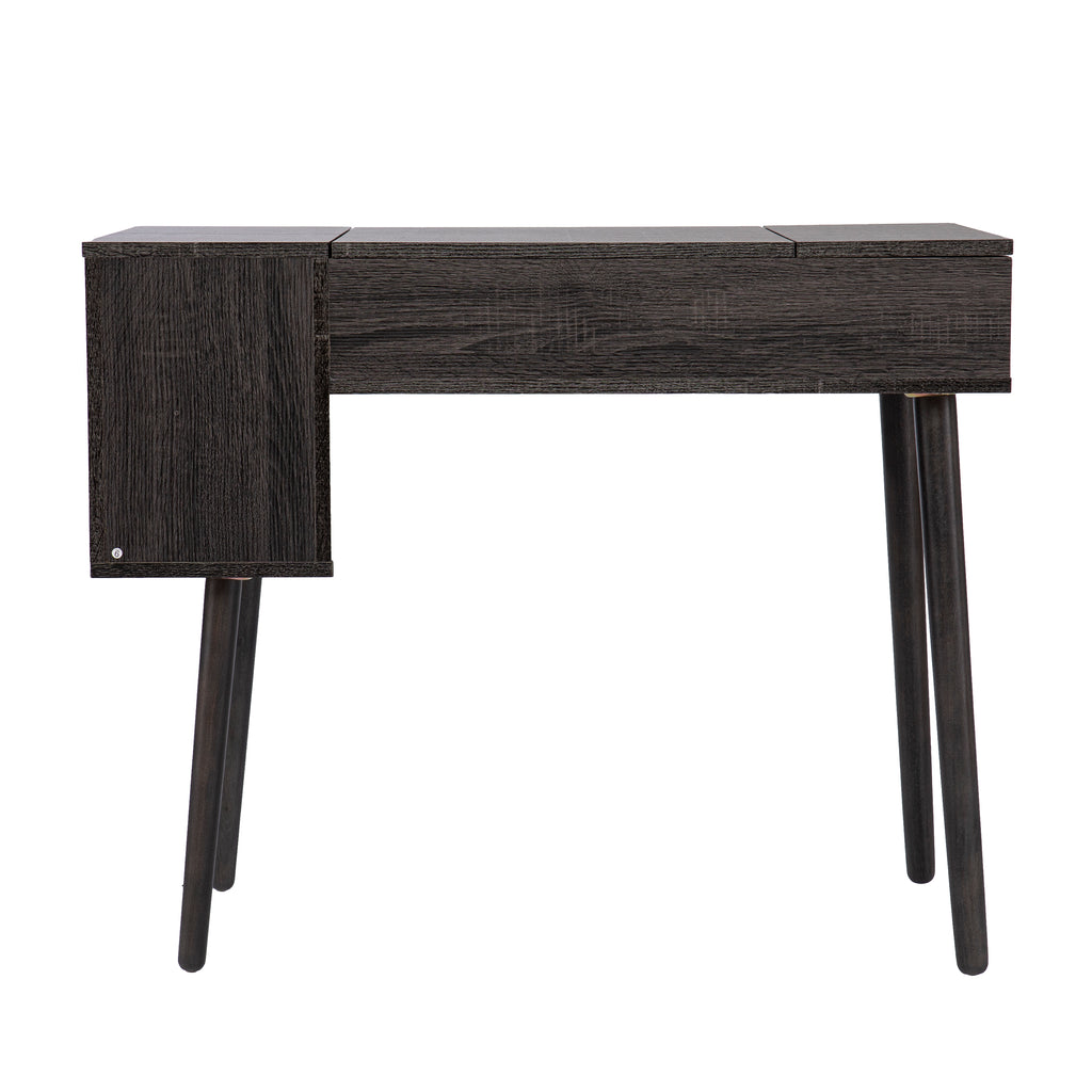 Storage Vanity with Mirror Freestanding Vanity Desk W809