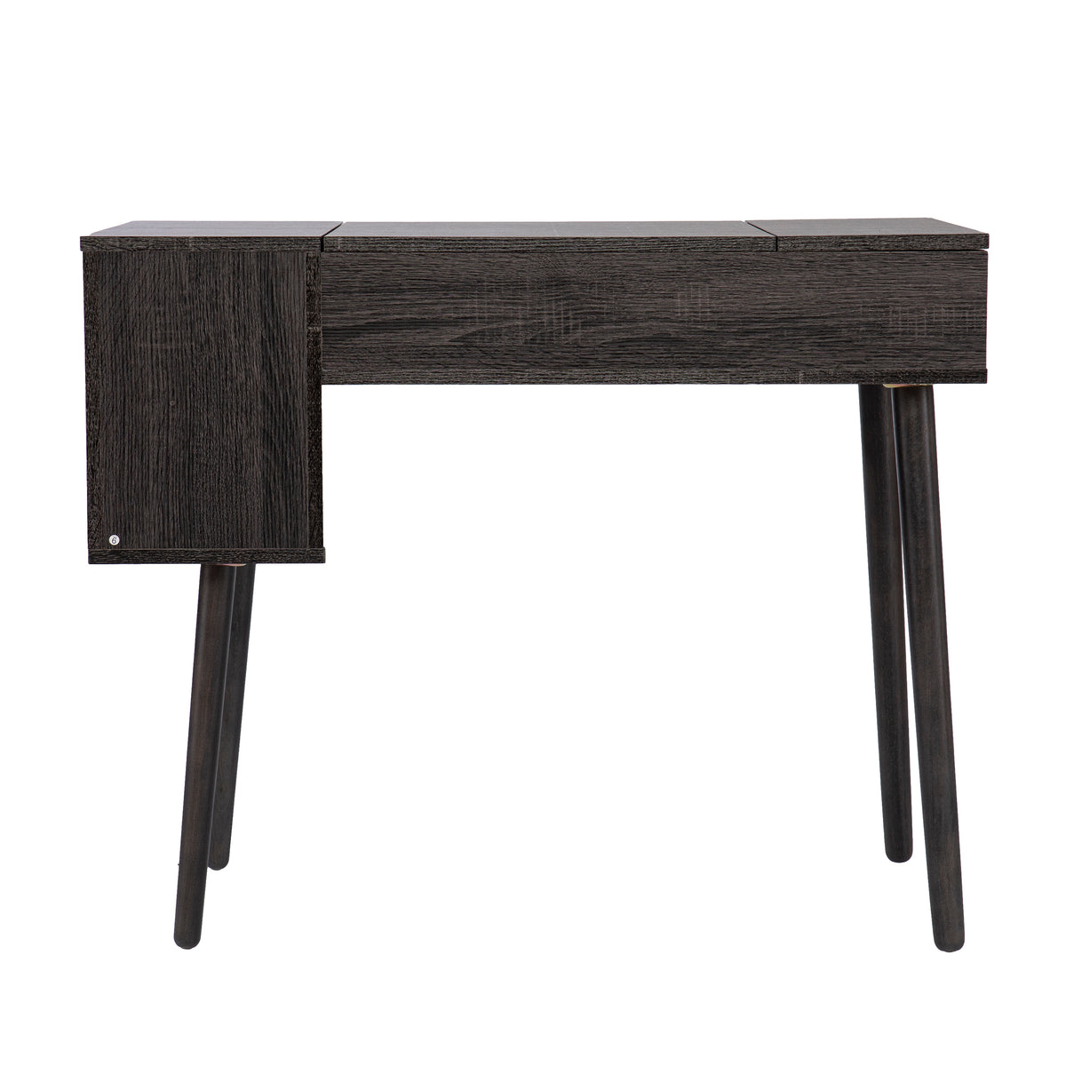 Storage Vanity with Mirror Freestanding Vanity Desk W809