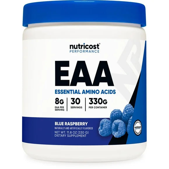 EAA Powder 30 Servings Blue Raspberry Amino Acids Supplement X251