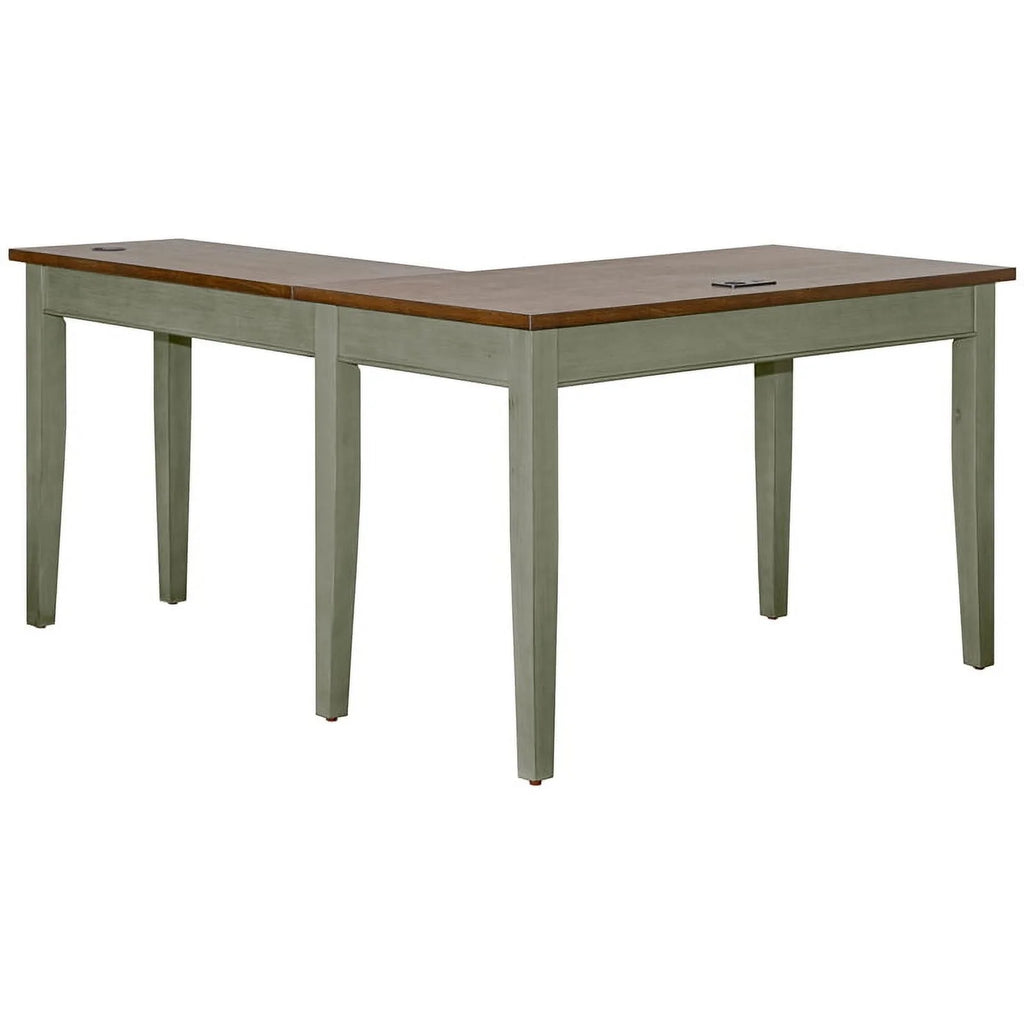 L-shaped Wood Writing Desk X814
