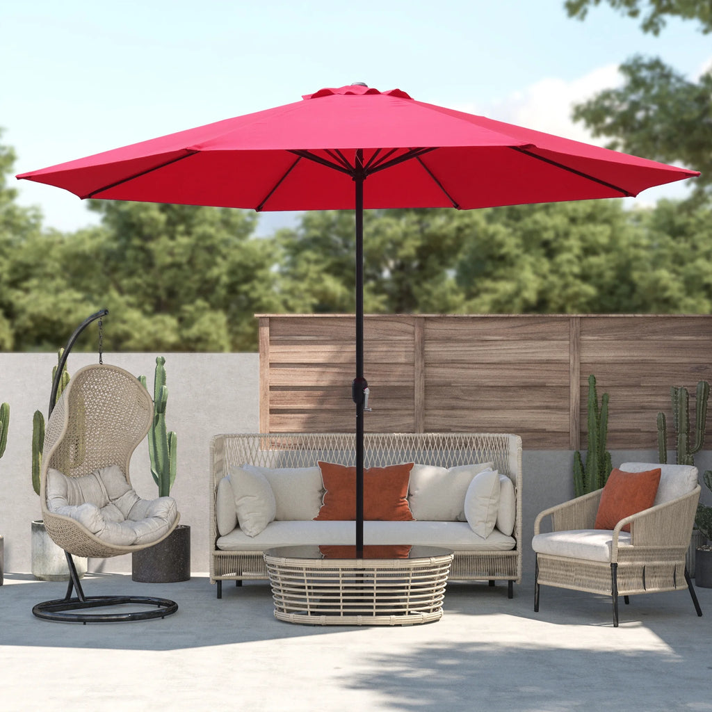 11ft Patio Umbrella with Crank W198