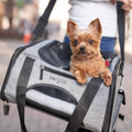 Heather Gray Pet Carrier 15.75 inch x 12 inch x 10.5 inch J967
