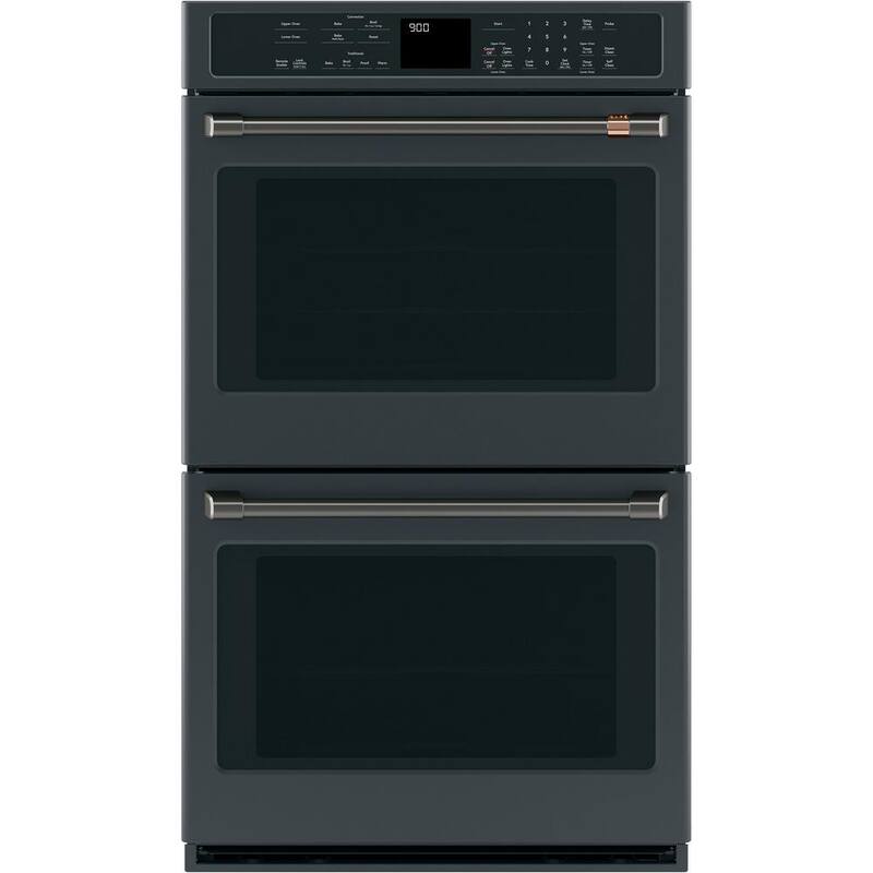 Double Wall Oven Handles in Brushed Black Z6118
