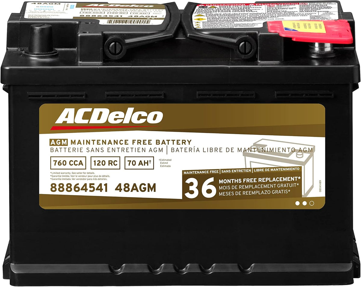 48AGM Professional Automotive AGM BCI Group 48 Battery B98868