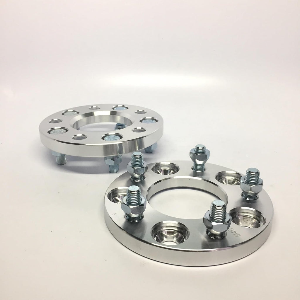 2 Pieces 15mm Wheel Adapters 5x100 Hub to 5x114.3 12x1.5 Studs 67.1mm Center Bore Q764