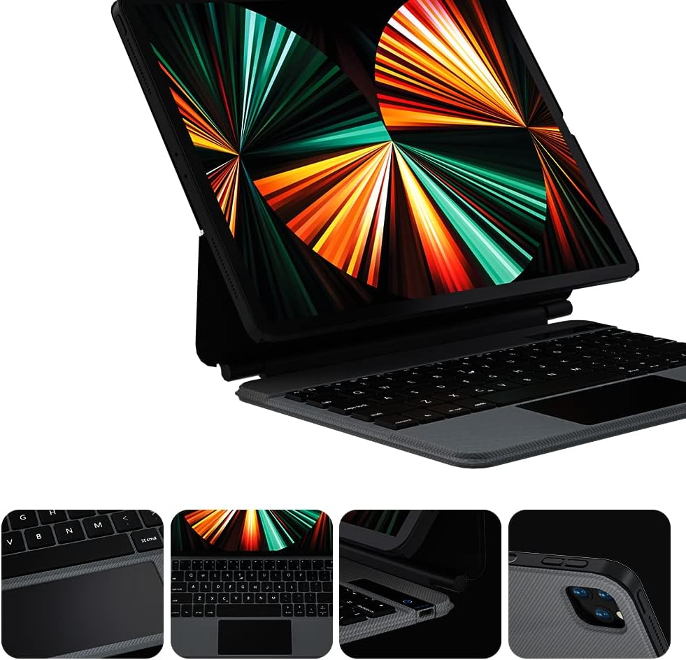 Magnetic Backlit Keyboard Case with Touchpad F8649