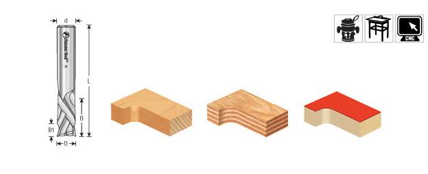 CNC Solid Carbide Compression Spiral Bit T925