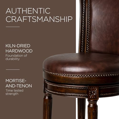 White Oak Finish Natural Color Fabric Counter Height Barstool with Back, Set of 2 T925729