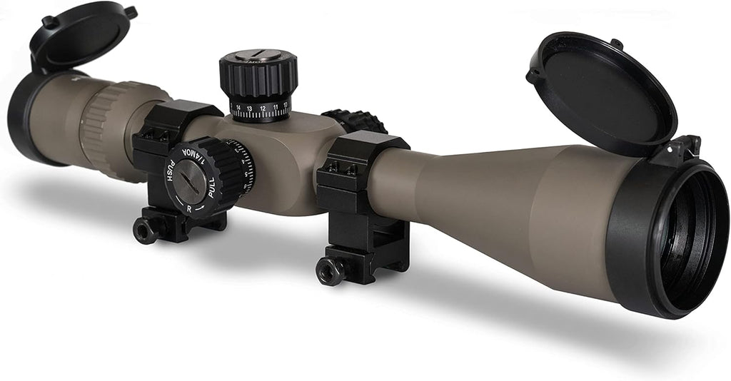 4-16x50 First Focal Plane Rifle Scope with Illuminated MOA Reticle Y3698
