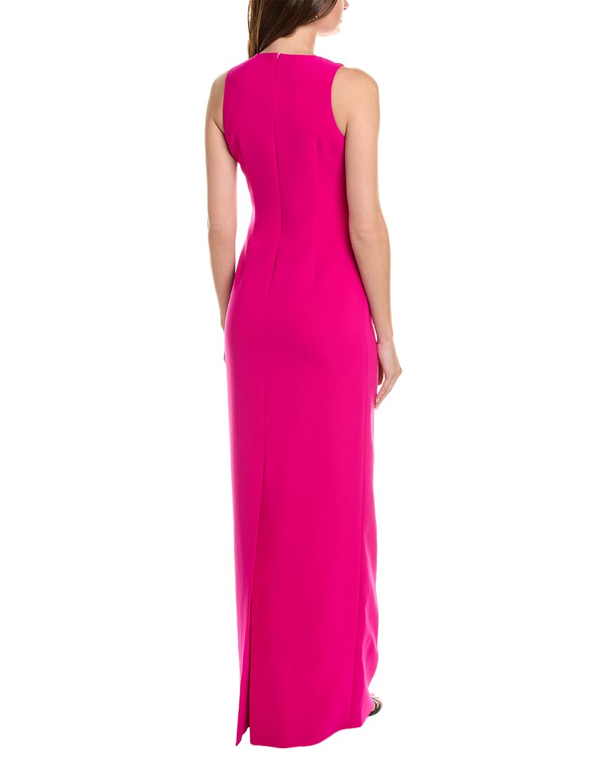 Purple Crepe Gown X236