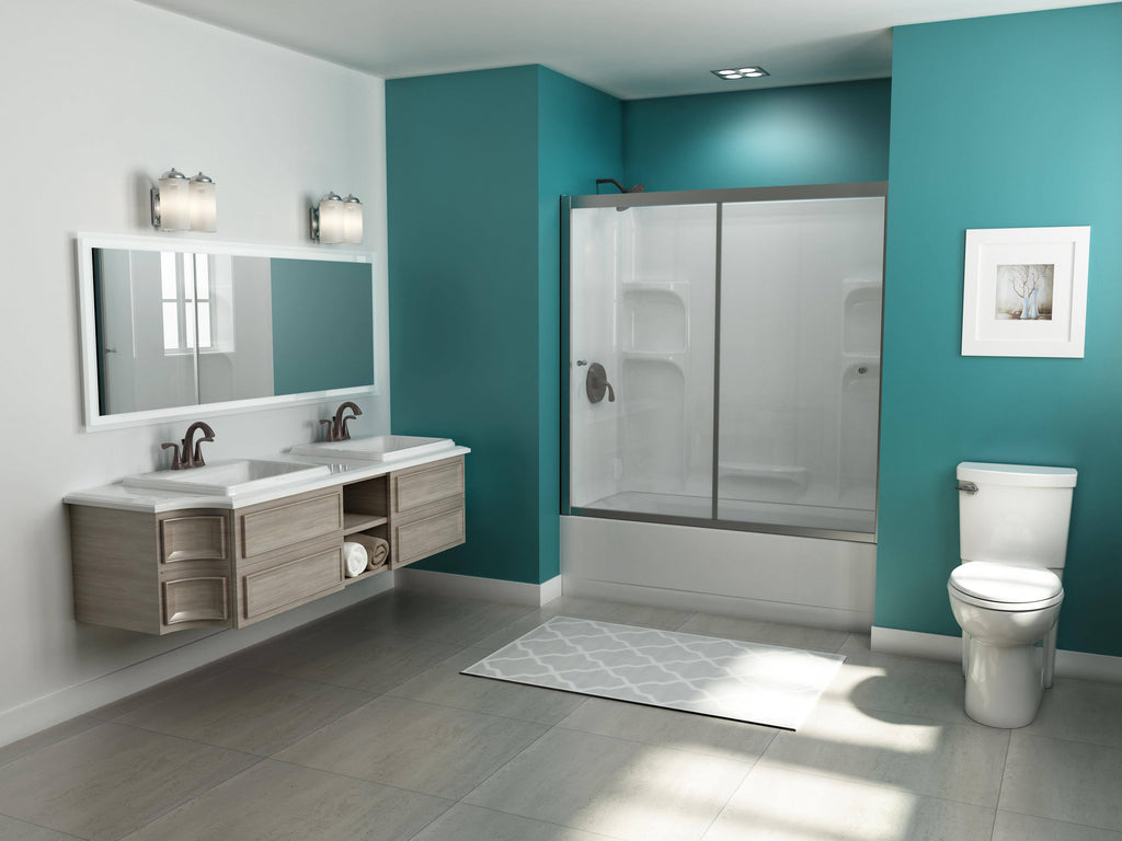 Oil Rubbed Bronze Two-Handle Centerset Bathroom Faucet P395