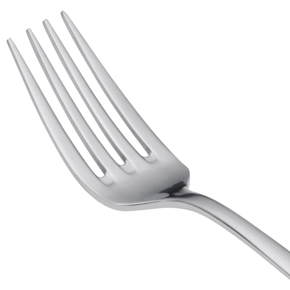 18/0 Stainless Steel Salad Fork - 36/Case W534955