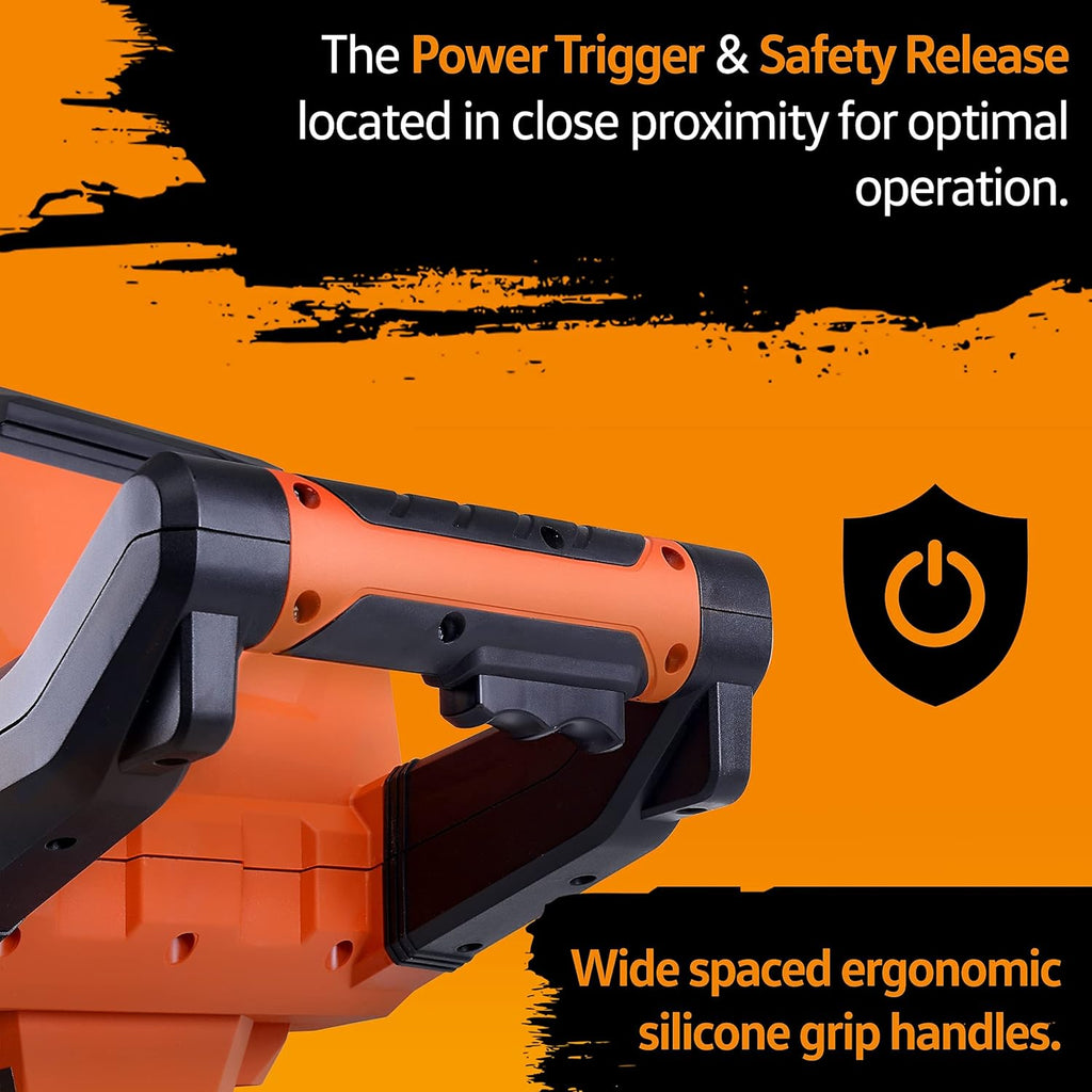 Earth Auger Power Head with Steel 6"x30" Bit Electric Cordless Lithium-Ion Battery I34424