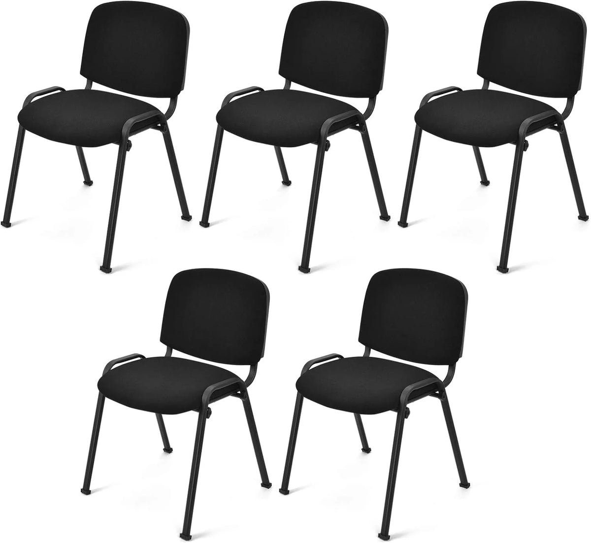 5 PCS Ergonomic Stackable Office Chairs Set D68345