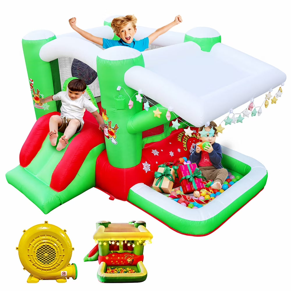 Inflatable Bounce House with Slide and Air Blower X161893