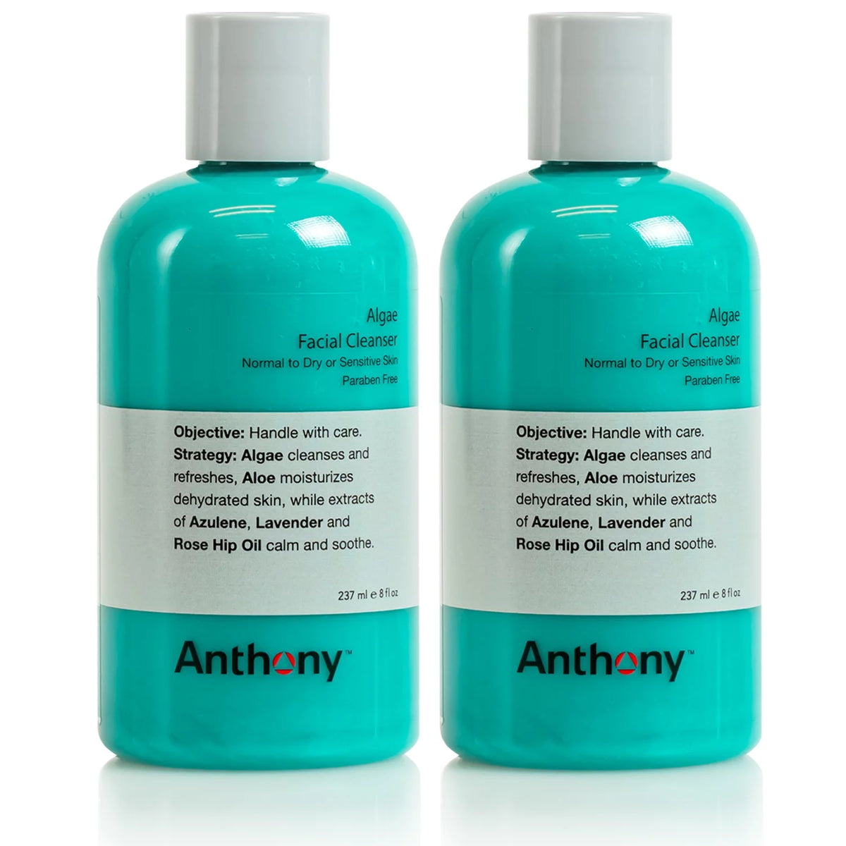 Algae Facial Cleanser, 8 Fl Oz, Pack of 2 J55453
