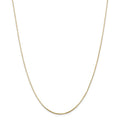 14kt Yellow Gold 1.2mm Octagonal Snake Chain 30 inch Lobster Clasp H548820
