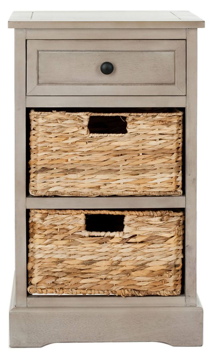 Grey Storage Side Table S357792