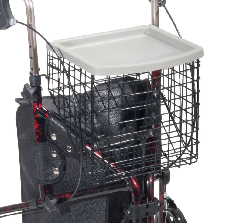 3 Wheel Rollator with Basket Tray and Pouch J9246