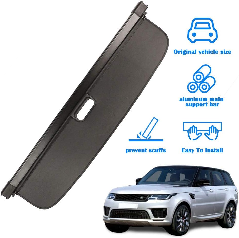 Black Retractable Cargo Cover D945