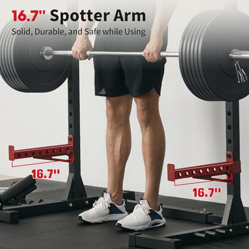 Adjustable Squat Rack with Pull-Up Bar K951