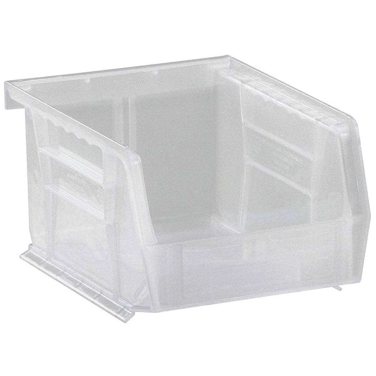 Clear-View Hang and Stack Bin 5-3/8 inch x 4-1/8 inch x 3 inch Pack of 24 I826070