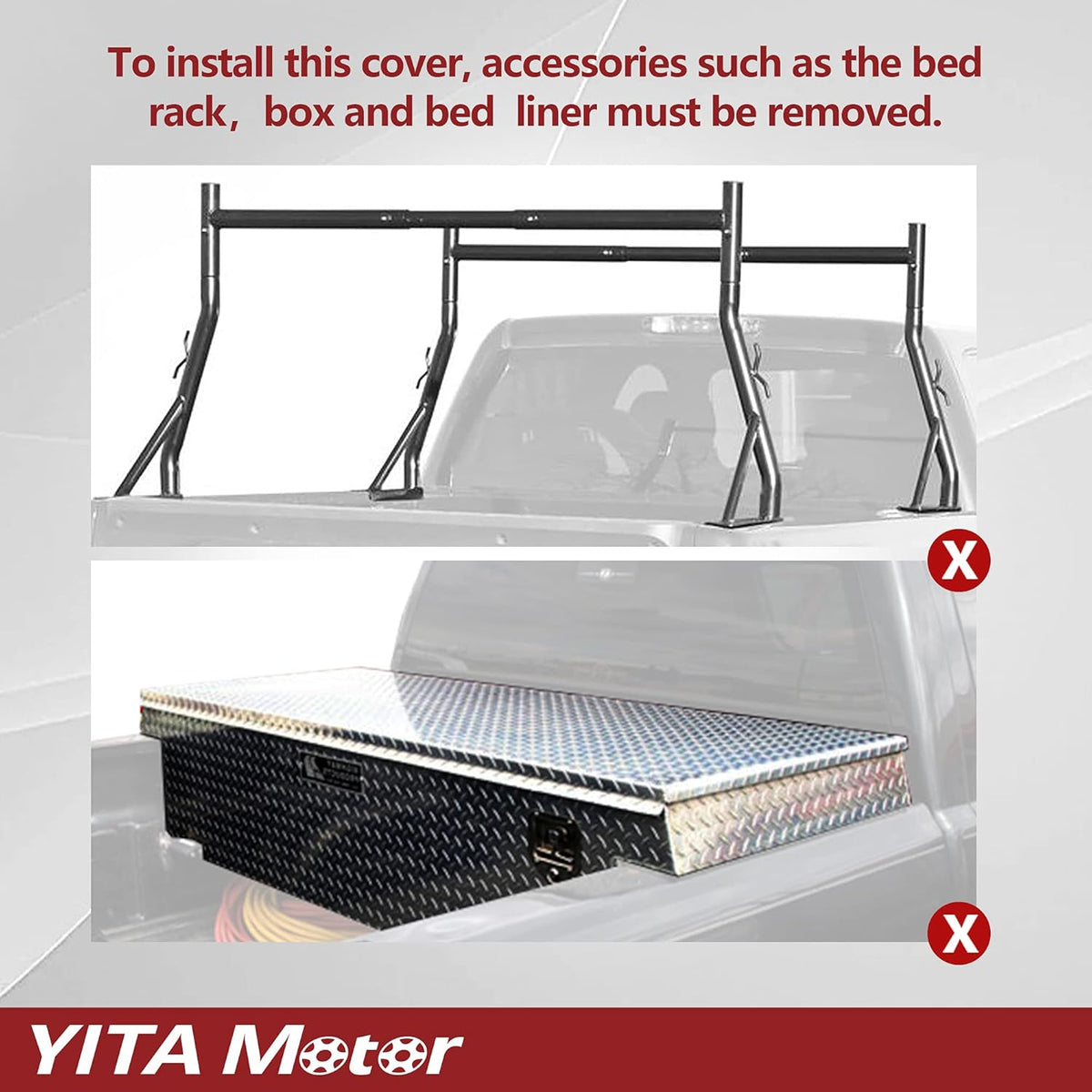 Soft Tri-fold Truck Bed Tonneau Cover for 6.5 ft Bed K704441