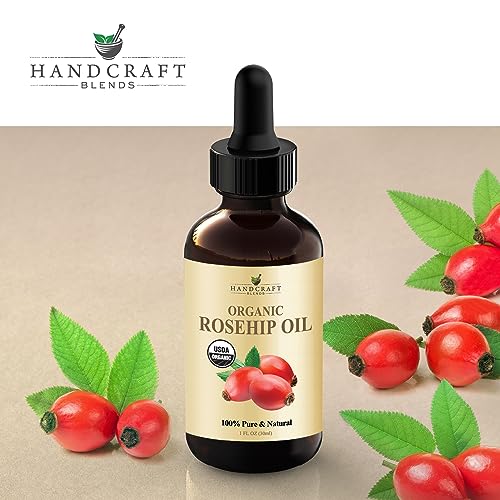 Organic Rosehip Oil - 4 Fl Oz - 100% Pure Carrier Oil S43391