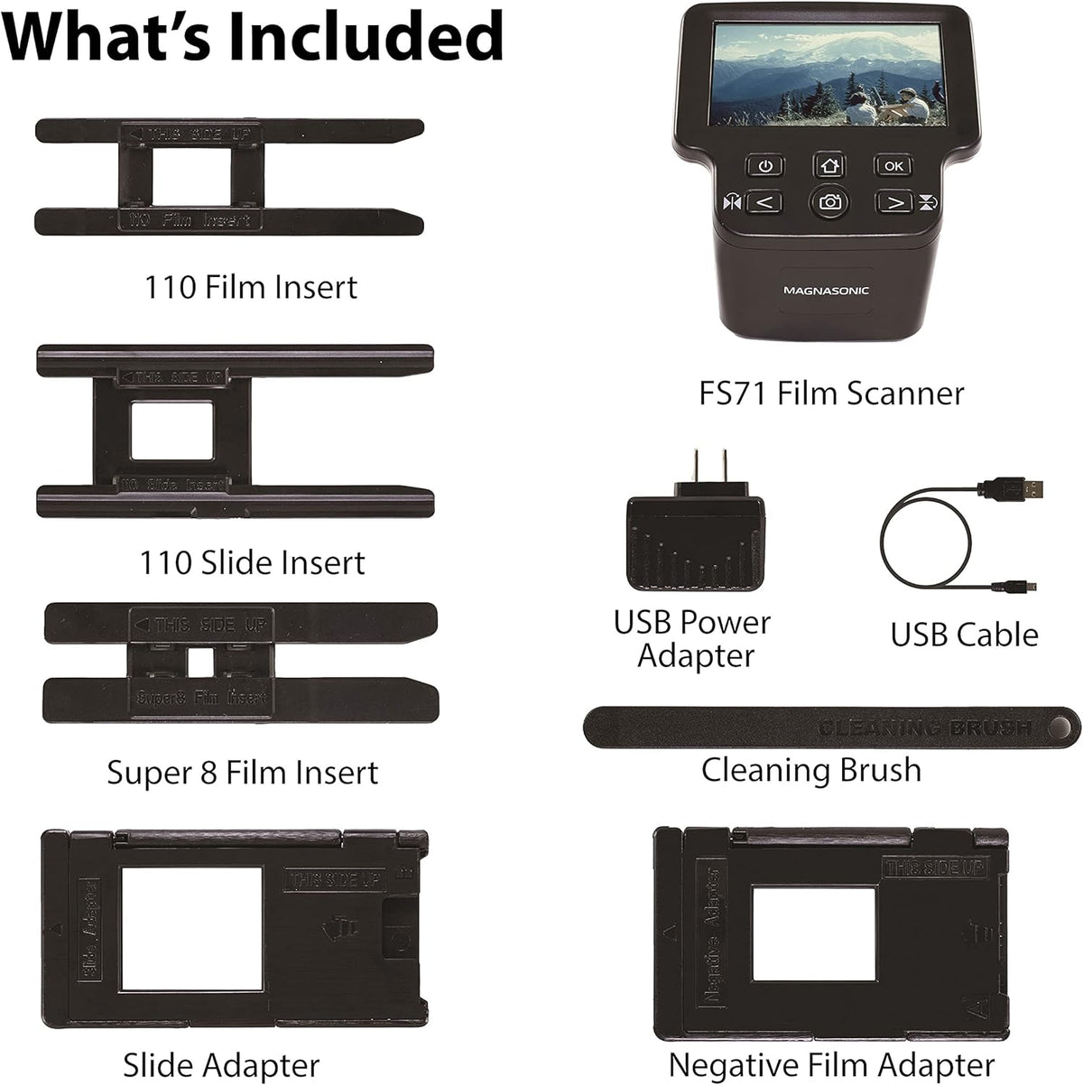 22MP Film Scanner with 5 Display & HDMI Z6474