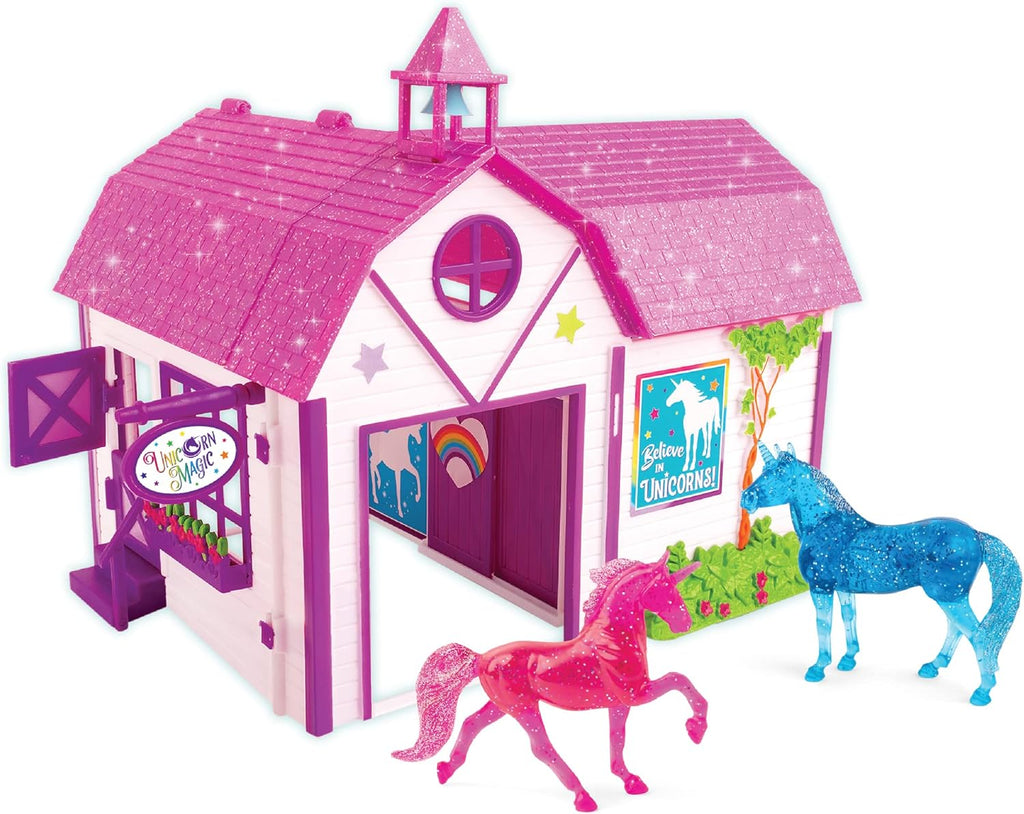 Wooden 19 Piece Playset with 2 Horses 1:32 Scale Z211275