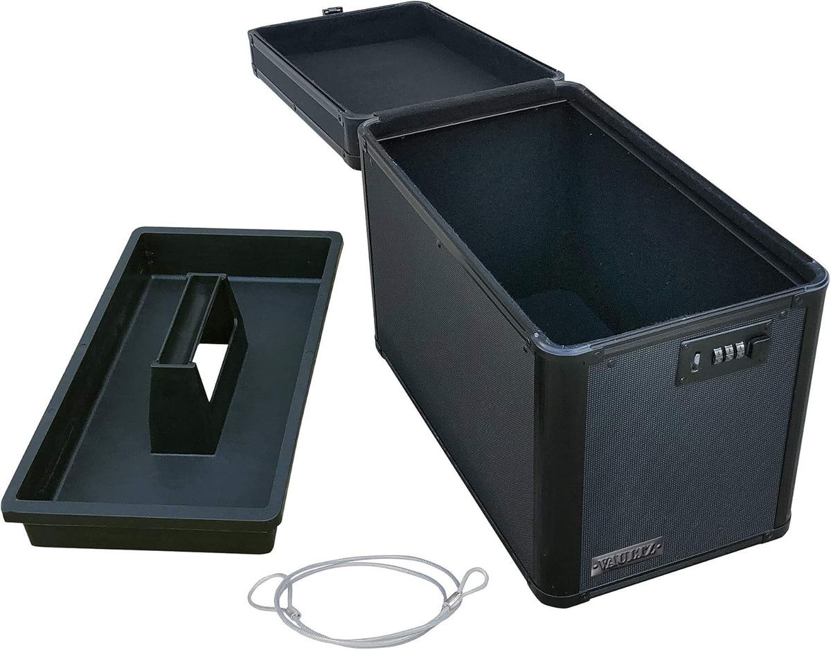 Locking Ammo Box with Tether, Tactical Black I11025