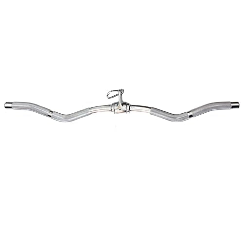 Cable Machine Attachment Curl Pulldown Barbell Revolving Bar N63942