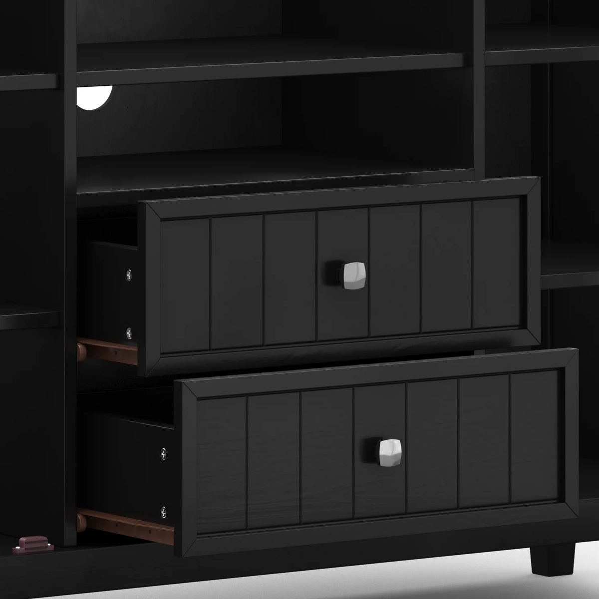 Black 53 inch Wide TV Media Stand W5512