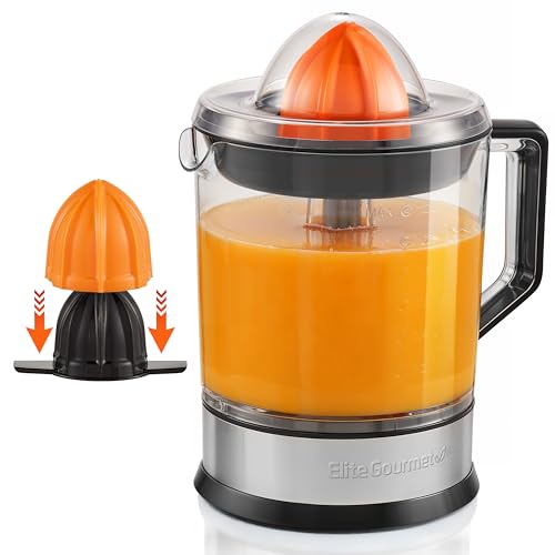 BPA-Free Electric Citrus Juicer 24oz Black/Stainless Steel B71532