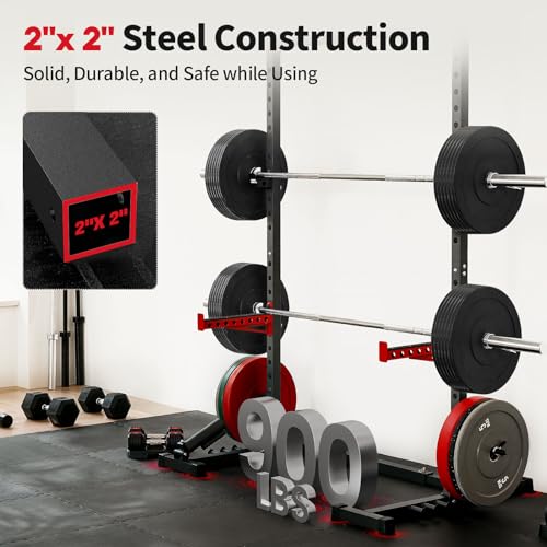 Adjustable Squat Rack with Pull-Up Bar K951