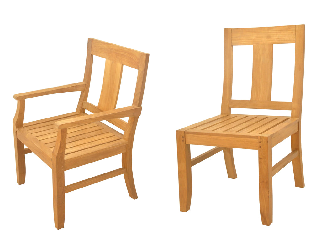 Grade-A Teak 7 Pc 6 Seater Dining Set P75451