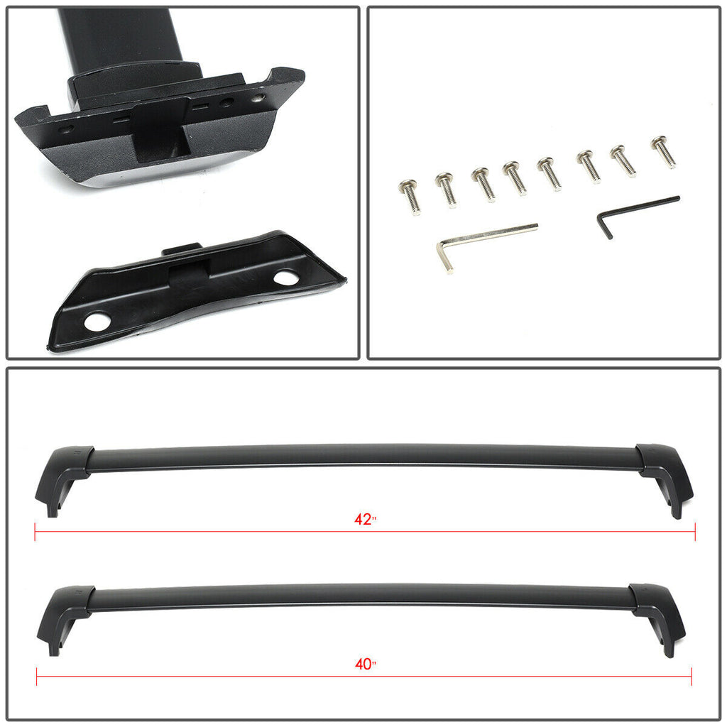 Aluminum Roof Rail Rack Cross Bar Luggage Carrier K8823