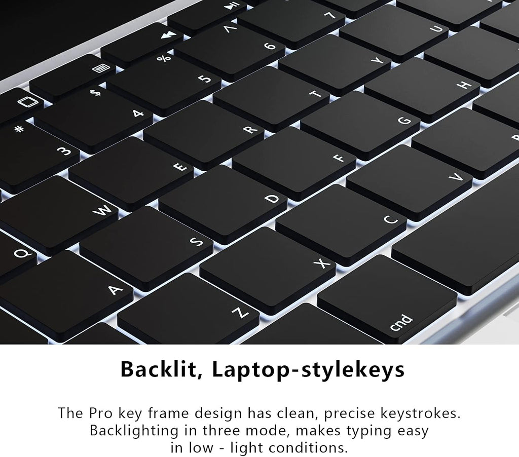 Magnetic Backlit Keyboard Case with Touchpad F8649