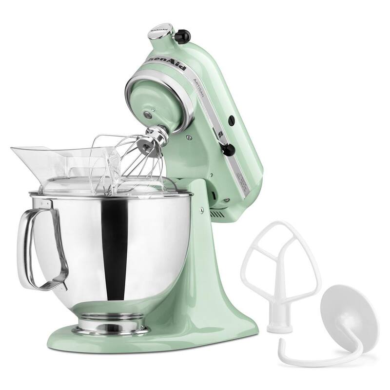 5 Qt. 10-Speed Pistachio Green Stand Mixer with Attachments L982