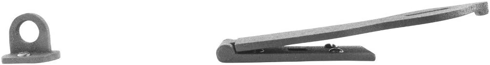 Black Wrought Iron Hasp Lock 8.5 X 1.75 Powder Coated Pack of 10 O52765