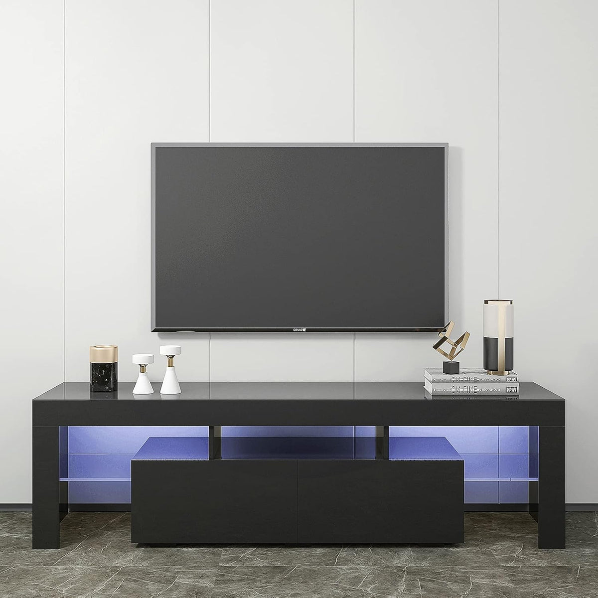 Warm White Wood TV Stand C73015