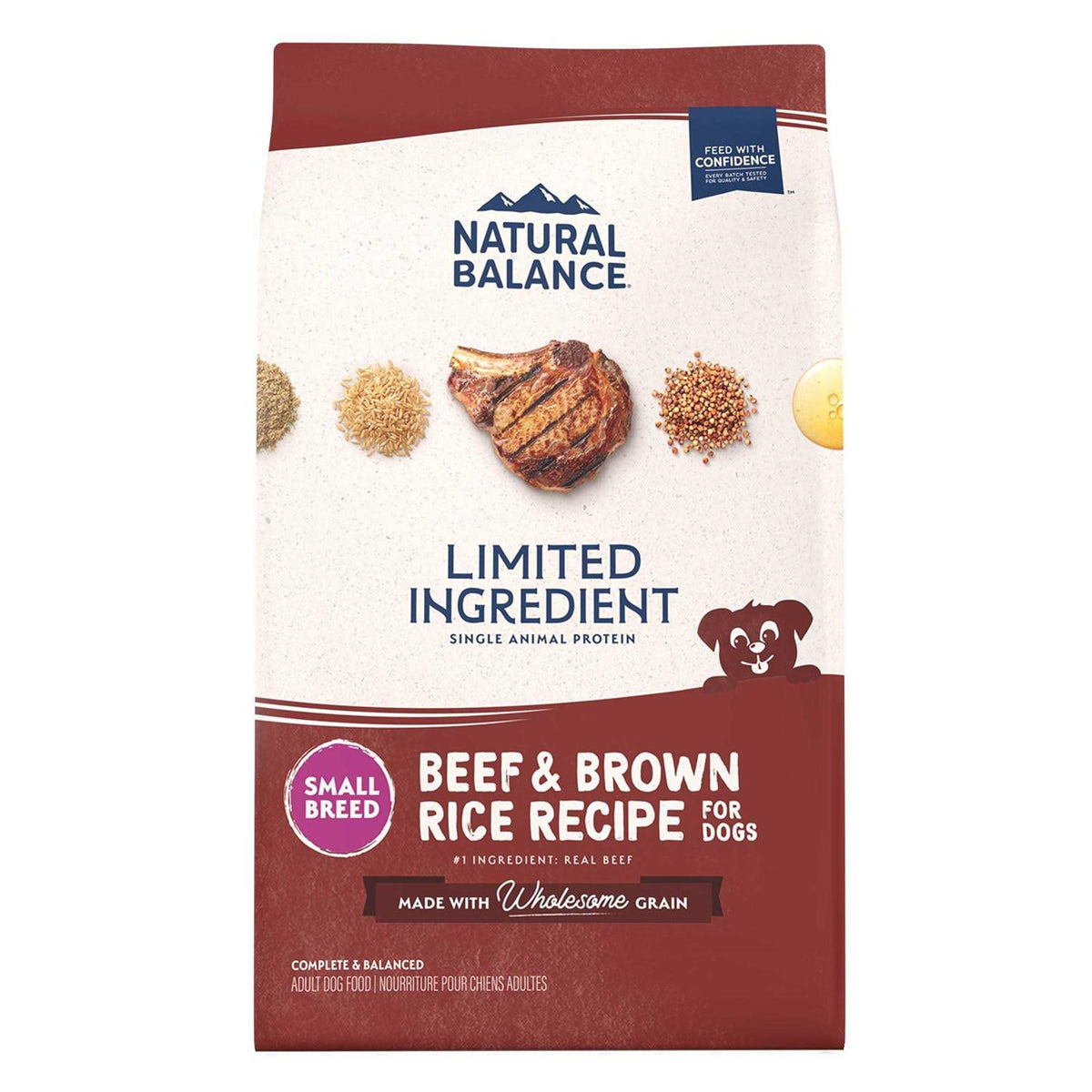 Beef & Brown Rice Limited Ingredient Small Breed Dry Dog Food P770080