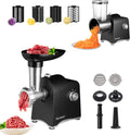 Electric Cheese Grater & Meat Grinder with 2 Plates, 11 Attachments B62840
