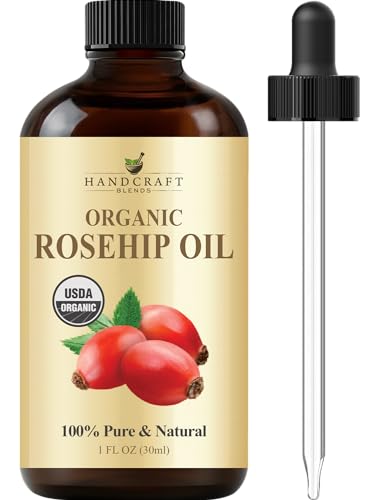 Organic Rosehip Oil - 4 Fl Oz - 100% Pure Carrier Oil S43391