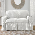 Matelasse Damask Loveseat Cover X372422