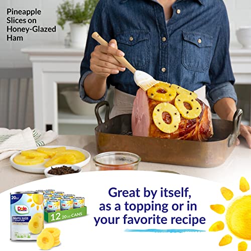 Pineapple Slices in Heavy Syrup, 8.25 Oz, 12 Count D281